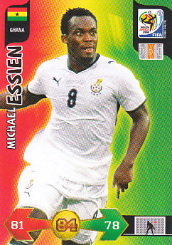 Michael Essien Ghana Panini 2010 World Cup #164